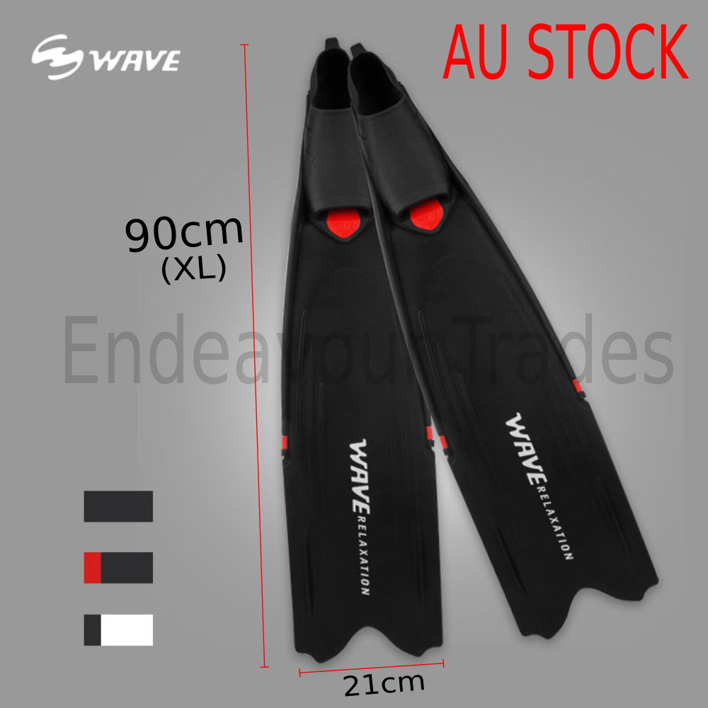 WAVE Long Freediving Fins/ Spearfishing Long Freediving Fins