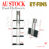ET-FINS 4 Steps Telescoping Boat Dive Ladder for Diving Spearfishing, AU STOCK