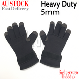 Heavy duty 5mm Diving Gloves made with Kevlar Spearfishing Scuba Dive
