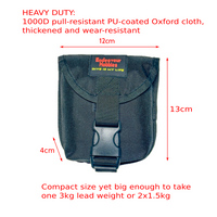 Endeavour Hobbies Heavy Duty 6 Bags Diving Weight Belt, Pockets and Buckle