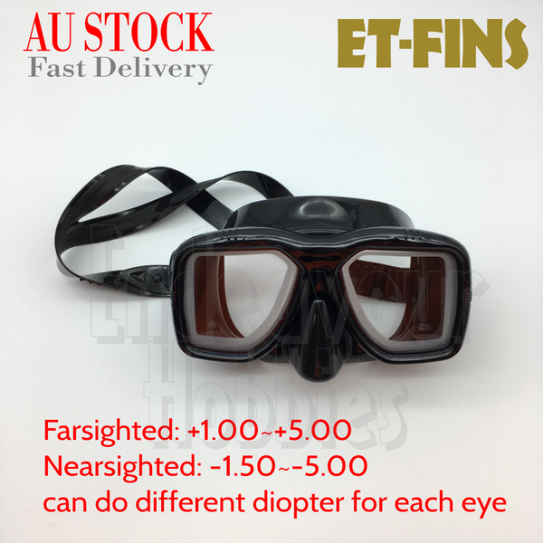 Prescription Presbyopia Far Sighted Diving Goggles Optical Corrective Dive Mask