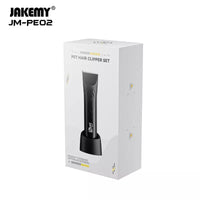 JAKEMY JM-PE02 digital waterproof rechargeable low noise pet hair clipper, AU Stock