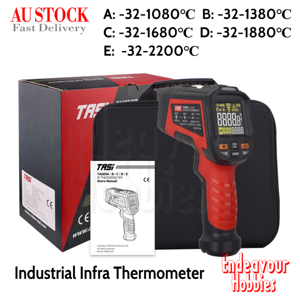 Industrial High Temperature Laser Infrared Thermometer TA603 A/B/C/D/E, AU Stock