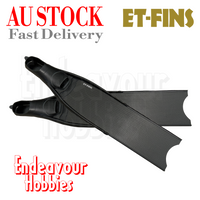 ET-FINS Carbon Fibre Freediving Long Blade Fins - for freediving & spearfishing