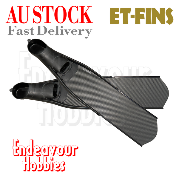 Carbon fins for freediving or spearfishing
