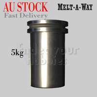 Melt-A-Way Graphite 5KG Electric Metal Melting Furnace Crucible, Au Stock
