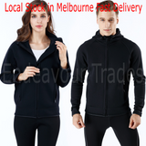 Front Zipper Hooded Unisex Men/Women 2mm Neoprene Wetsuit Jacket, Au Seller