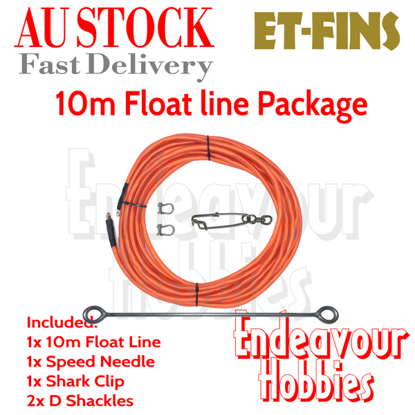 ET-FINS Spearfishing 10m Float Line Package, Scuba Diving, AU STOCK
