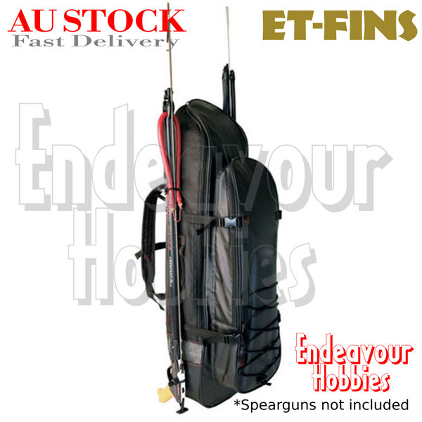 ET-FINS Spearfishing Free Diving Long Fins Bag Backpack Scuba Diving, Au Stock