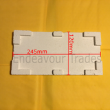 Refractory Welding Plate Brick Tile for Jewelry Processing Welding - 6 Legs, AU