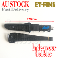 ET-FINS Heavy Duty Dive Knife, Scuba Diving, Emergency, Spearfishing, AU Stock