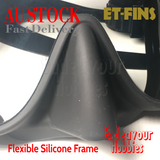 ET-FINS Silicone Frame One Piece Diving Goggles, Face Mask Spearfishing AU STOCK