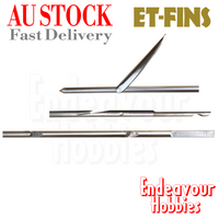 ET-FINS 7.0mm Notched Stainless Steel Spearfishing Speargun Shaft, AU Stock