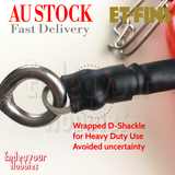 ET-FINS Heavy Duty Spearfishing Float Line 10m with Speed Needle, Clip, AU Stock