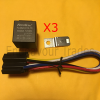1X 5X 10X 40/30 Amp 12V Car SPDT Automotive Relay DC 5 Pin 5 Wires Foocle brand, Au