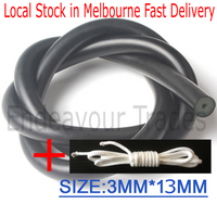 Spearfishing Rubber Band Sling Latex with 1m of Line,18mm, 14mm, Au Seller