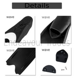 WAVE PP+TPR Freediving Spearfishing Snorkelling Long Fins Flippers, AU Stock