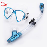 Prescription Myopia Scuba Diving Snorkel set dive goggles face mask, AU Seller